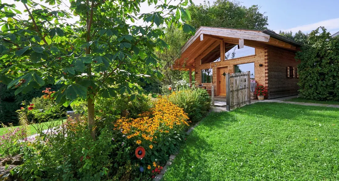 Das Alm-Chalet Chiemsee Eingangsseite