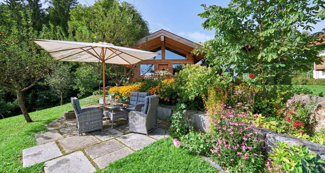 Sitzplatz im Garten