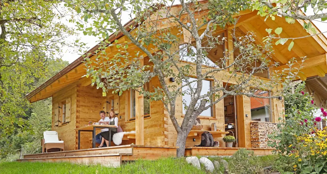 Das Alm-Chalet Chiemsee Eingangsseite