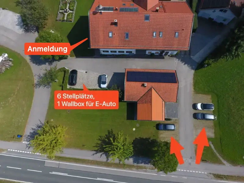 Lageplan mit Stellplätzen